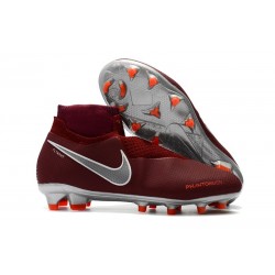 Scarpa per Terreni duri Nike Phantom Vision Elite FG - Rosso Argento