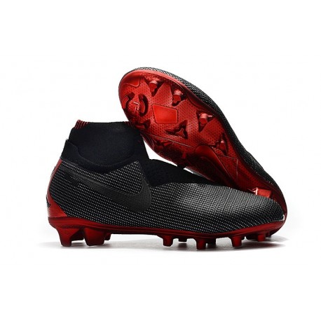 Nike Phantom VSN Elite Dynamic Fit FG - Jordan x PSG Nero Rosso