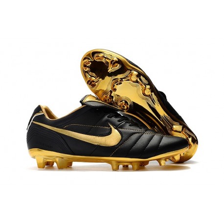 Scarpa Nike Tiempo Legend VII Elite FG ACC - Nero Oro