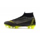 Nike Mercurial Superfly VI 360 Elite FG Scarpe - Nero Giallo