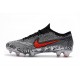 Nike Neymar Mercurial Vapor 12 Elite FG - Nero Bianco Rosso