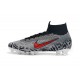 Nike Neymar Scarpa Mercurial Superfly 6 Elite FG - Nero Bianco Rosso