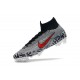 Nike Neymar Scarpa Mercurial Superfly 6 Elite FG - Nero Bianco Rosso