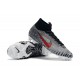 Nike Neymar Scarpa Mercurial Superfly 6 Elite FG - Nero Bianco Rosso