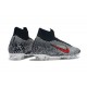 Nike Neymar Scarpa Mercurial Superfly 6 Elite FG - Nero Bianco Rosso