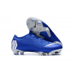 Nike Scarpe da Calcetto Mercurial Vapor XII Elite FG - Blu Argento