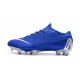 Nike Scarpe da Calcetto Mercurial Vapor XII Elite FG - Blu Argento