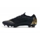 Nike Scarpe da Calcetto Mercurial Vapor XII Elite FG - Nero Oro