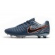 Scarpa Nike Tiempo Legend VII Elite FG ACC - Ciano Nero Arancio