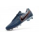 Scarpa Nike Tiempo Legend VII Elite FG ACC - Ciano Nero Arancio