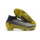 Nike Scarpa Mercurial Superfly 6 Elite FG - Griogio Nero Oro