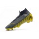 Nike Scarpa Mercurial Superfly 6 Elite FG - Griogio Nero Oro