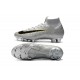 Nike Scarpa Mercurial Superfly 6 Elite FG - Argento Nero