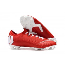 Nike Scarpe da Calcetto Mercurial Vapor XII Elite FG - Rosso Bianco