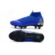 Nike Mercurial Superfly VI Elite Anti-Clog SG-Pro Blu Argento