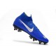 Nike Mercurial Superfly VI Elite Anti-Clog SG-Pro Blu Argento