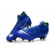 Nike Mercurial Superfly VI Elite Anti-Clog SG-Pro Blu Argento