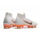 Nike Mercurial Superfly VI Elite Anti-Clog SG-Pro Bianco Arancio