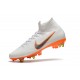 Nike Mercurial Superfly VI Elite Anti-Clog SG-Pro Bianco Arancio