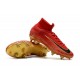 Cristiano Ronaldo Nike Mercurial Superfly VI Elite Anti-Clog SG-Pro Rosso