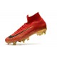 Cristiano Ronaldo Nike Mercurial Superfly VI Elite Anti-Clog SG-Pro Rosso