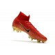 Cristiano Ronaldo Nike Mercurial Superfly VI Elite Anti-Clog SG-Pro Rosso