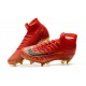 Cristiano Ronaldo Nike Mercurial Superfly VI Elite Anti-Clog SG-Pro Rosso