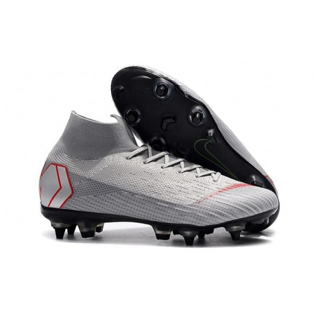 Scarpa Nike Mercurial Superfly 6 Elite AC SG Pro - Grigio Rosso