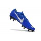 Nike Mercurial Vapor XII Elite Anti-Clog SG-Pro Blu Argento