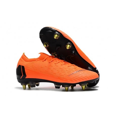 Nike Mercurial Vapor XII Elite Anti-Clog SG-Pro Arancione Nero