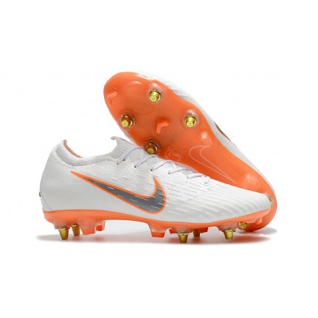 Nike Mercurial Vapor XII Elite Anti-Clog SG-Pro Bianco Arancio