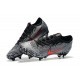 Neymar Nike Mercurial Vapor XII Elite Anti-Clog SG-Pro Bianco Nero Rosso