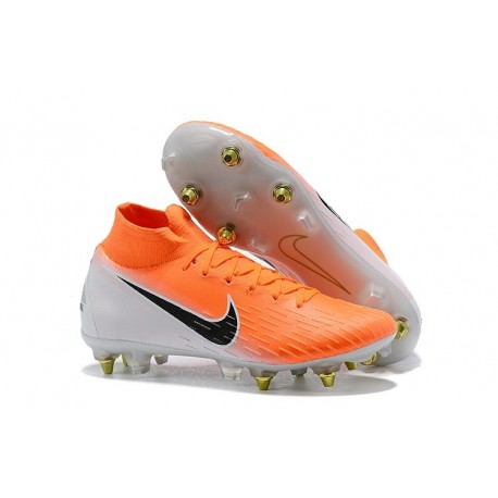 Scarpa Nike Mercurial Superfly 6 Elite AC SG Pro - Arancione Bianco