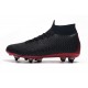 Scarpa Nike x Jordan Mercurial Superfly 6 Elite AC SG Pro - Nero Rosso