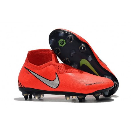 Nike Phantom Vision Elite Dynamic Fit AC SG-Pro Rosso Argento