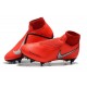 Nike Phantom Vision Elite Dynamic Fit AC SG-Pro Rosso Argento