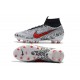 Ronaldo Scarpe Nike Mercurial Superfly 6 Elite AG-Pro Bianco Nero Rosso