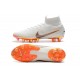 Scarpe Nike Mercurial Superfly 6 Elite AG-Pro Bianco Arancio