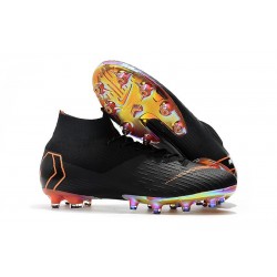 Scarpe Nike Mercurial Superfly 6 Elite AG-Pro Nero Arancione