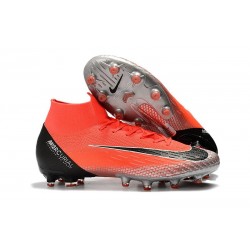 Scarpe Nike Mercurial Superfly 6 Elite AG-Pro Rosso Argento Nero