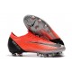 Scarpe Calcio Nike Mercurial Vapor 12 Elite Rosso Nero Argento