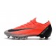 Scarpe Calcio Nike Mercurial Vapor 12 Elite Rosso Nero Argento