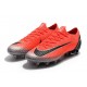 Scarpe Calcio Nike Mercurial Vapor 12 Elite Rosso Nero Argento