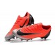 Scarpe Calcio Nike Mercurial Vapor 12 Elite Rosso Nero Argento