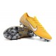 Neymar Scarpe Calcio Nike Mercurial Vapor 12 Elite Giallo Bianco