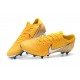 Neymar Scarpe Calcio Nike Mercurial Vapor 12 Elite Giallo Bianco