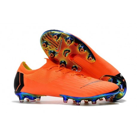 Scarpe Calcio Nike Mercurial Vapor 12 Elite Arancio Nero