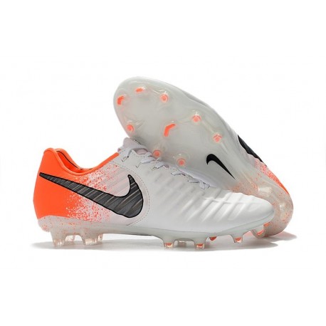 Scarpa Nike Tiempo Legend VII Elite FG ACC - Bianco Arancio