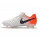 Scarpa Nike Tiempo Legend VII Elite FG ACC - Bianco Arancio