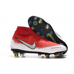 Nike Phantom Vision Elite Dynamic Fit AC SG-Pro Rosso Bianco